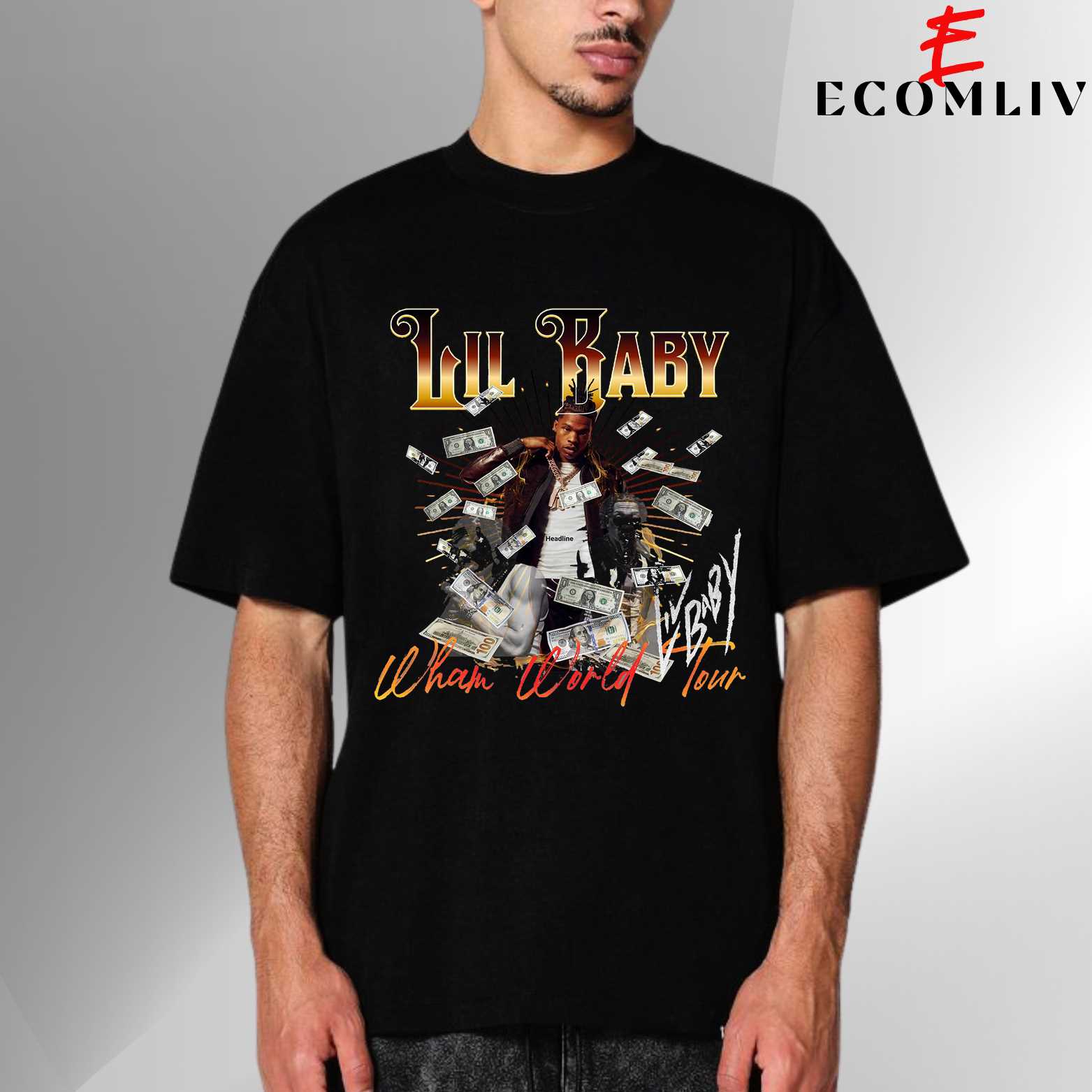 Lil Baby Drip Hard Tee, Viral Fashion Statement